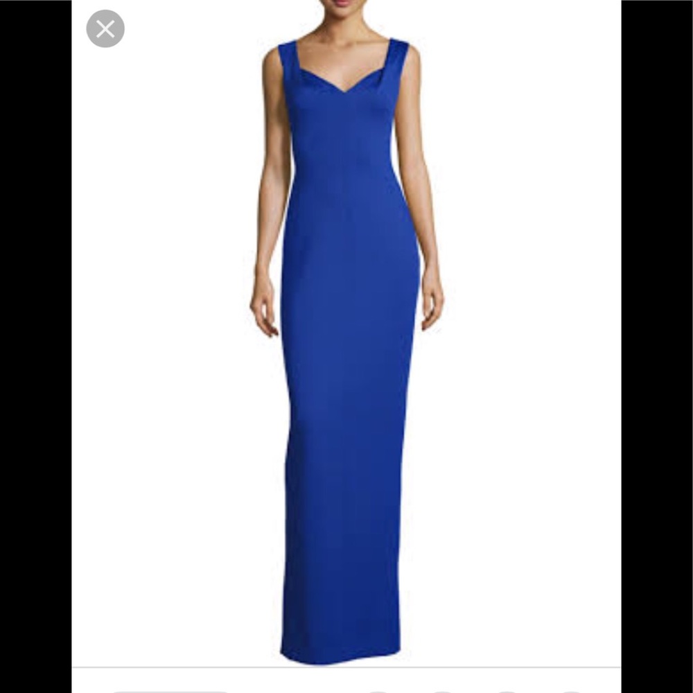 Black Halo Asawa Sweetheart Neckline Gown Sapphire